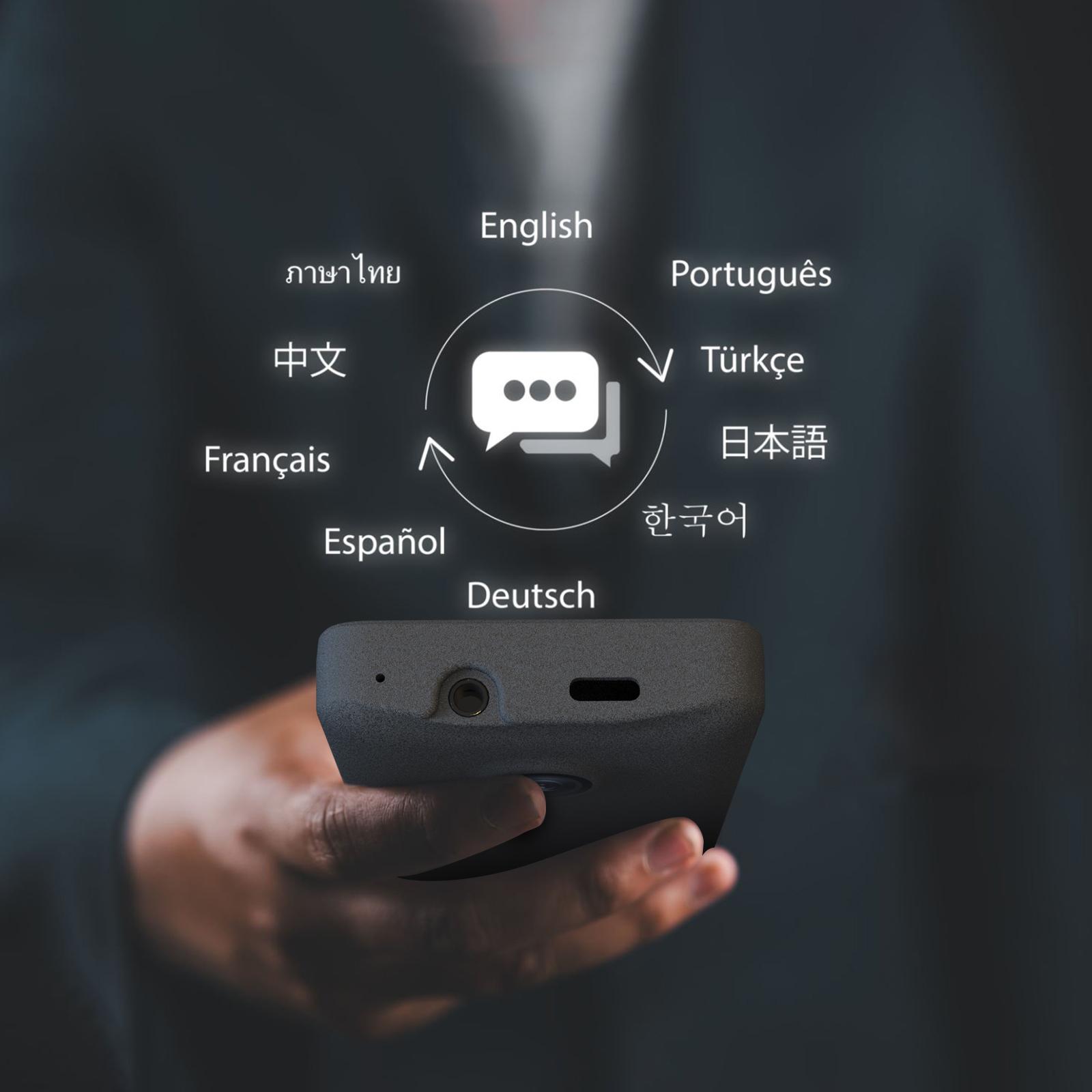 2026 Newest Portable AI Language Translator Device, 138 Languages AI Offline/Group/Phone Translation Device Two Way Real-Time Voice,Upgraded Chip for Travel Business Learning traductor de voz idiomas Electronic Audio