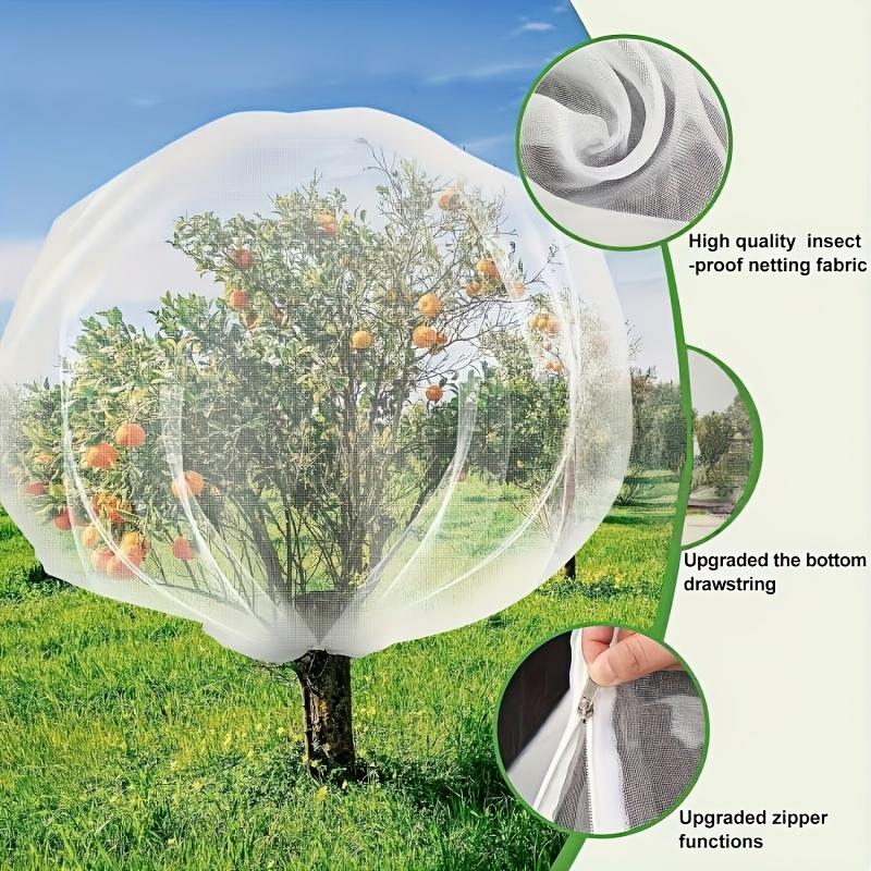Enhanced Accessible Plant Cage Net, Protects Seedlings From Birds and Insects, UV Resistant, Ideal for Trees and Flowers, Easy-To-Use Garden Protection Net