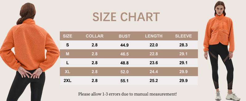 UANEO Women's Short Plush Wool Jacket With Lightweight Lining Casual And Warm Sherpa Jacket With Pockets For Winter TikTokShopBlackFriday UANEO Women's Short Plush Wool Jacket With Lightweight Lining Casual And Warm Sherpa Jacket With Pockets For Winter TikTokShopBlackFriday