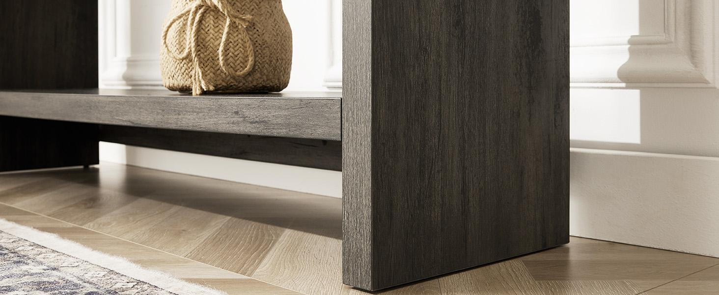 ONBRILL 47" Console Table with Drawers, Narrow Entryway Table with Open Storage Shelves, Mid Century Modern Hallway Accent Tables Behind Couch Table for Living Room【BlackFridayDeal】 ONBRILL 47" Console Table with Drawers, Narrow Entryway Table with Open Storage Shelves, Mid Century Modern Hallway Accent Tables Behind Couch Table for Living Room【BlackFridayDeal】