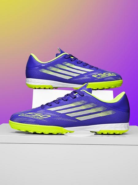 Unisex's Letter Print Low Top Spike Football Shoes, Breathable Comfortable Football Cleats, Football Training Shoes, Football Boots, Soccer Shoes for All Seasons