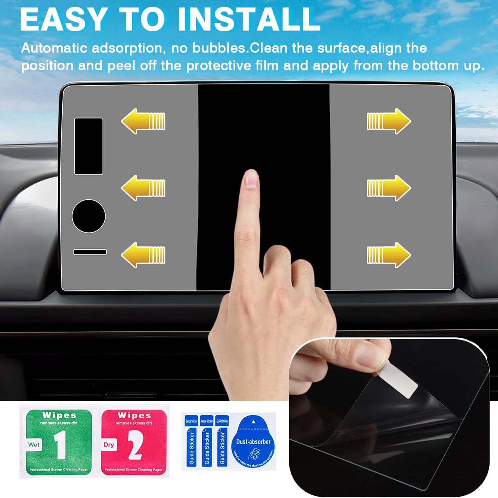 Canvcle 2 Pack Screen Protector for Honda Pilot 2025 2024 2023 and Acura Integra 2023 2024 2025 9-Inch Touchscreen, 2025 Pilot Accessories Navigation Film Tempered Glass Cover Anti Glare Durable Smooth Protection