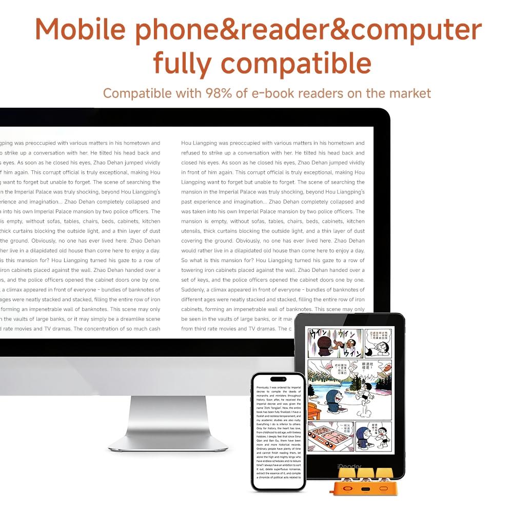 Free3 Bluetooth Page Turner, 3-Mode Control for E-Readers, Phones, Tablets and Computers, Kindle Page Turning, TikTok Scrolling, Camera Trigger, PPT/PDF Control, Hot-Swappable Switches