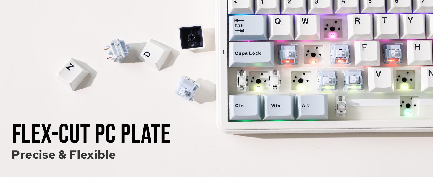 <urtechdaddy> Aula F99 Pro Wireless Mechanical Keyboard, Gasket Hot Swappable Custom Keyboard with Knob, RGB Backlit,Ice Vein Switch PBT Keycaps BT5.0/2.4GHz/USB-C Creamy PC Gaming Keyboard