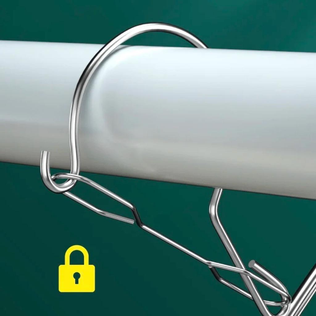 Stainless Steel Clothes Drying Hanger Windproof Clothing Rack Clips Sock Laundry Airer Hanger Underwear Socks Holder