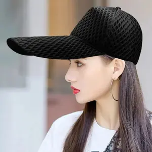 Quality 14cm Long Brim Sun Hat Big Size Large Head Baseball Caps Mesh Sunshade Oversize Trucker Cap Men