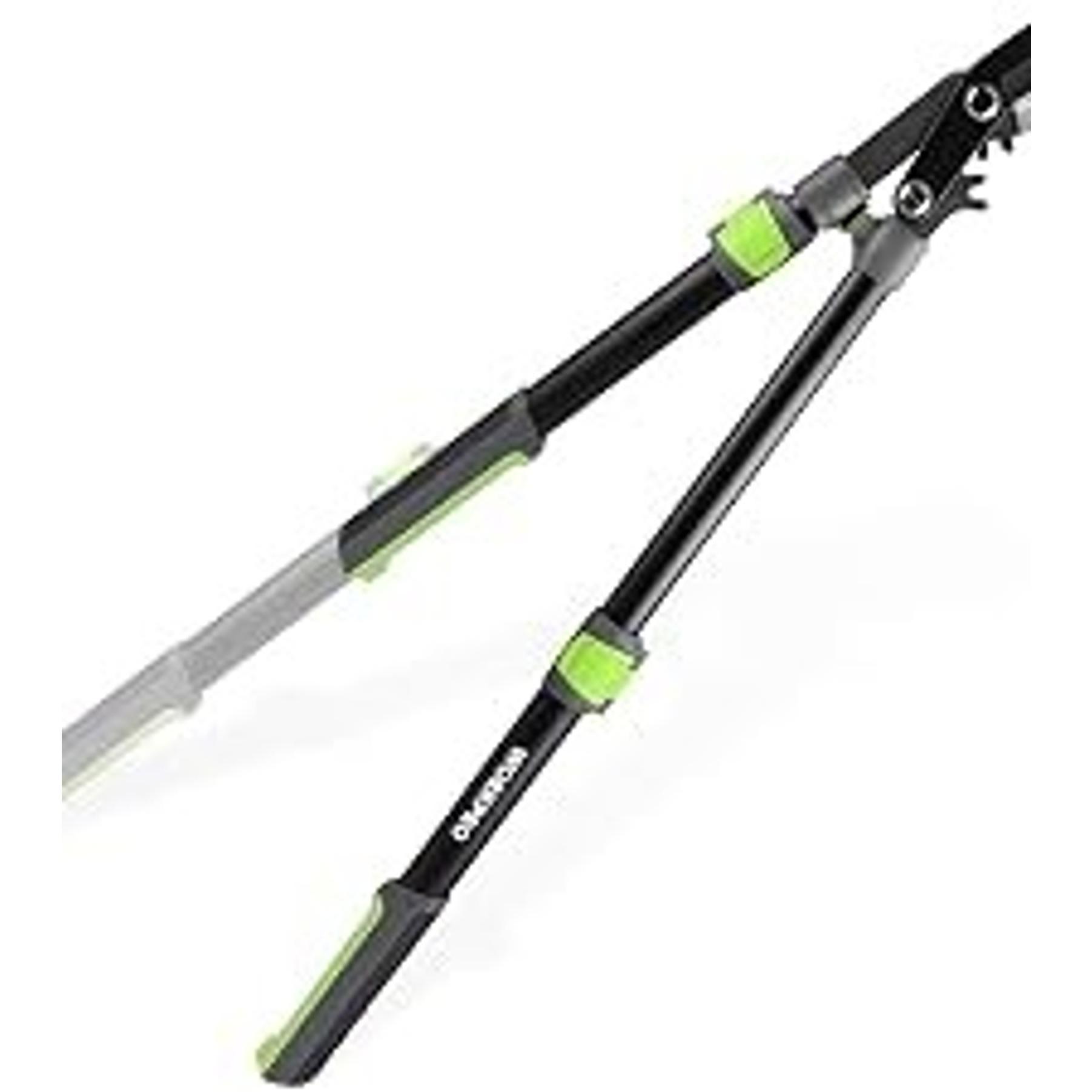 Extendable Hedge Shear, 25"-33" Manual Hedge Clipper/Bush Cutter | Gardening Shears with Steel Wavy Blade, Shock Absorbing Bumper, Ergonomic Handle for Pruning Borders & ShrubsGift Extendable Hedge Shear, 25"-33" Manual Hedge Clipper/Bush Cutter | Gardening Shears with Steel Wavy Blade, Shock Absorbing Bumper, Ergonomic Handle for Pruning Borders & ShrubsGift