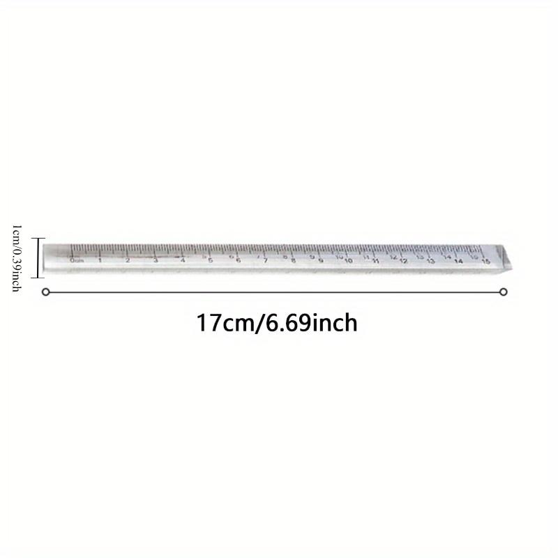 1/2pcs Vibrant Rainbow Triangle Ruler - Fun & Creative DIY Drawing Tool - Visual Learning Tools - Transparent, Versatile, & Durable - Perfect for Students, Artists, & Office Use - Classroom Supplies - Art Materials