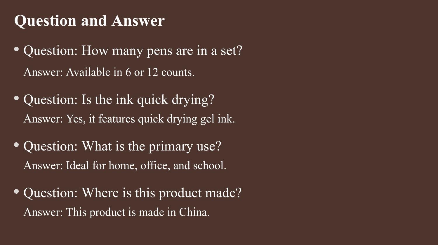 Bow Pattern Press Gel Pen, 6/12/18-Count Quick-Drying Gel Pen Set, Smooth Writing Gel Ink Pens for Home, Office and School, Japanese Aesthetic Stationery Supplies