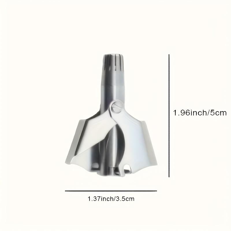 Portable Stainless Steel Nose Hair Trimmer (Trimmer + Cleaning Brush) – Manual, water-friendly, Effortless manual razor that easily removes nose hair. Great for gifting or use while traveling.