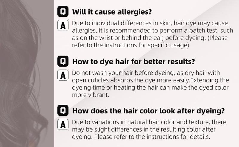 DUNTAIL 3 in 1 Hair Dye Shampoo,Hair Color Shampoo with Herbal Ingredients,Contains Ginseng Extract,Natural Haircoloring,Plant Haircare, black hairdye