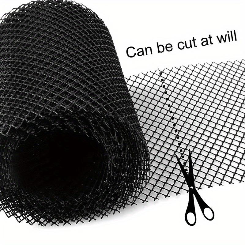 Expandable, Easy-Install Gutter Guard Mesh - 15.01x600.0cm, UV-Resistant Plastic, Bird & Leaf Proof, Includes Hooks for Secure Attachment