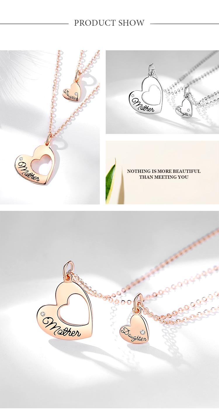 Harmony 'Mother & Daughter' Heart Pendants, Luxury Cubic Zirconia Necklace Set, Meaningful Jewelry Gift, Heartfelt Birthday & Holiday Gift Harmony 'Mother & Daughter' Heart Pendants, Luxury Cubic Zirconia Necklace Set, Meaningful Jewelry Gift, Heartfelt Birthday & Holiday Gift