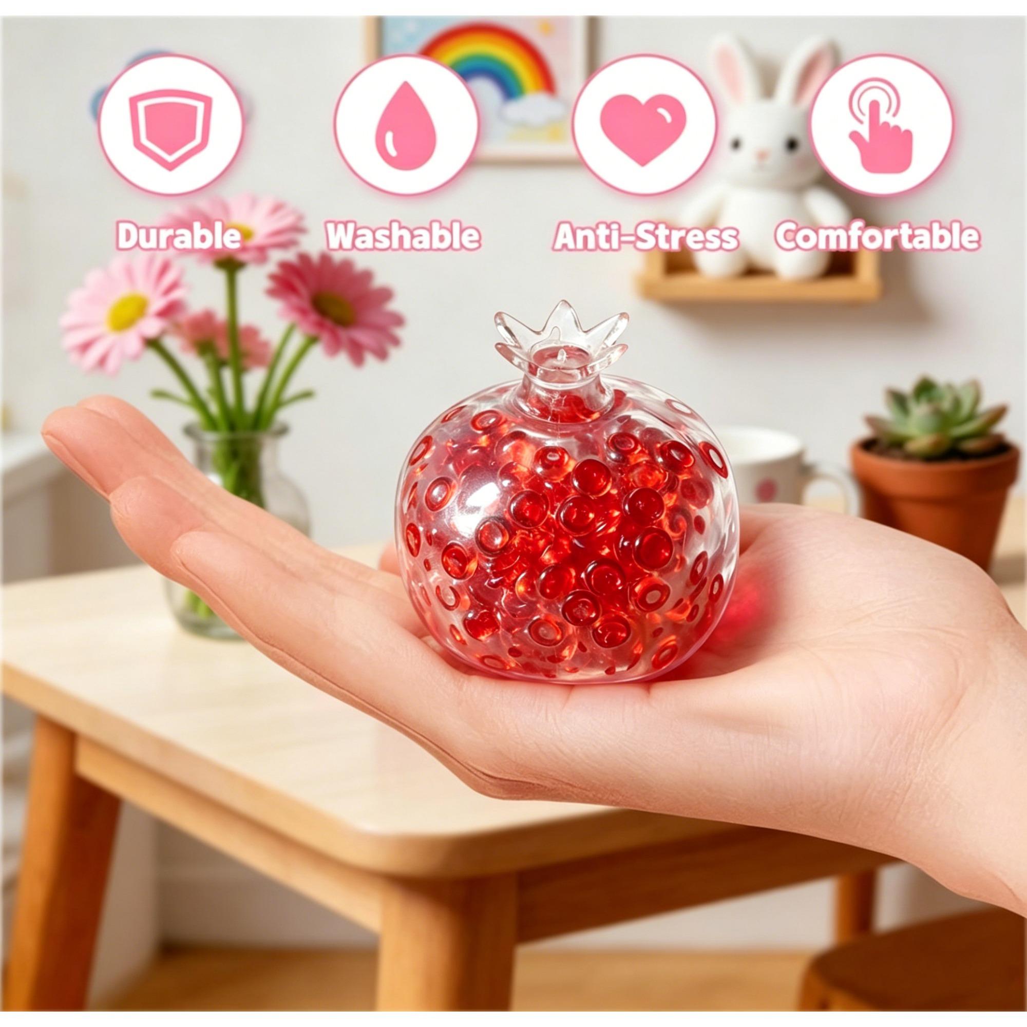 8Pcs Stress Relief Toy Gift Set, Cute Fruit, Ocean Block and Handmade Ball Shapes, Slow-Rebound Sensory Fidget Toys, Soft Squeeze Stress Relief Toys for Adults, Team Party Favors and Gifts (Random Colors)