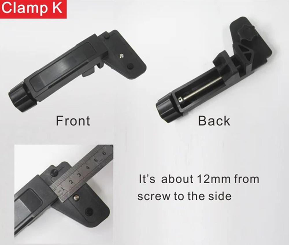 Clamp for Rotary Laser Detector, Rotating Laser Level Receiver Bracket Replacement, Essential Accessory for Precision Measurement Tools