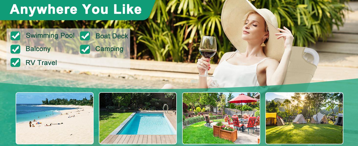 SLSY Oversized Face Down Tanning Chair with Face Arm Hole, Adjustable 5-Position Folding Lounge Chair with 2 Sided Cushion & Pillow, Folding Beach Chair, Folding Camping Cot Bed SLSY Oversized Face Down Tanning Chair with Face Arm Hole, Adjustable 5-Position Folding Lounge Chair with 2 Sided Cushion & Pillow, Folding Beach Chair, Folding Camping Cot Bed