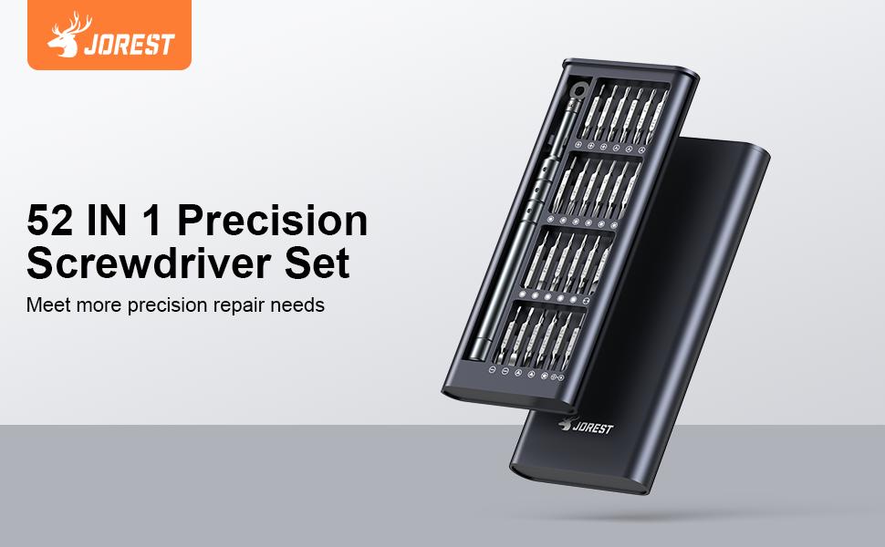 JOREST 52-in-1 Precision Screwdriver Set – Magnetic Portable Repair Tool Kit for PS5/4, Laptops, Eyeglasses – Perfect Father’s Day Gift for Him Handle JOREST 52-in-1 Precision Screwdriver Set – Magnetic Portable Repair Tool Kit for PS5/4, Laptops, Eyeglasses – Perfect Father’s Day Gift for Him Handle