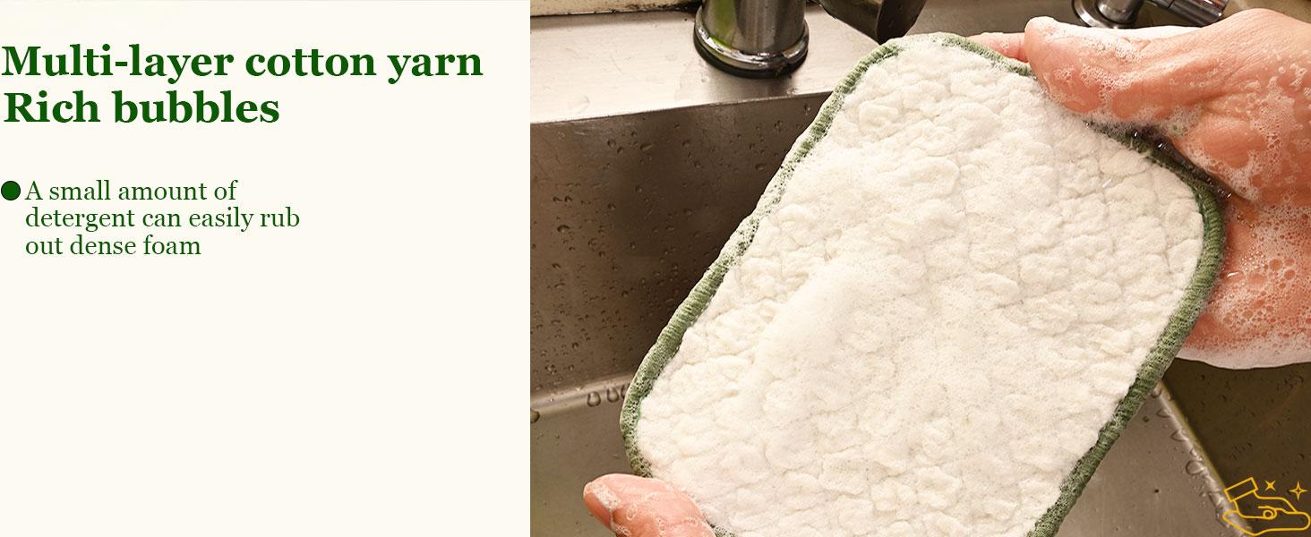 2026 New Double Side Non Scratch Wire Dishcloths,Multipurpose Wire Dishwashing Rags for Wet and Dry, Reusable Metal Dish Cloth,Wire Miracle Cleaning Cloths for Kitchen(Silver 6Pcs)