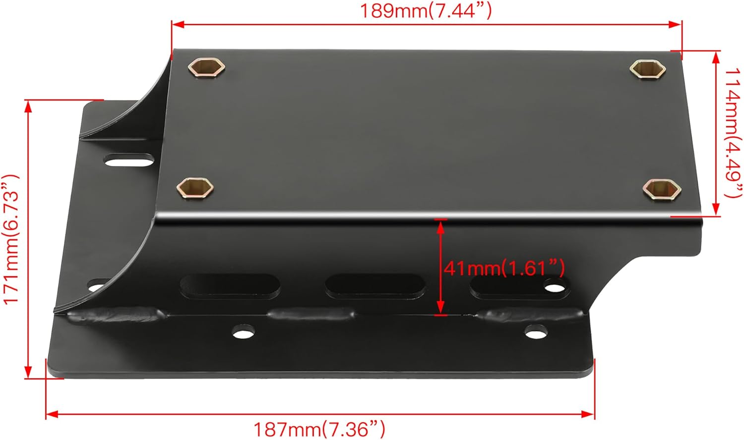 Torque Converter Motor Engine Riser Plate Kit Replacement for Predator 212cc 224cc 196cc 6.5hp Coleman CT200U BT200X Baja Warrior Massimo MB200 GX160 GX200 Engine Mini Bike Go Kart Parts