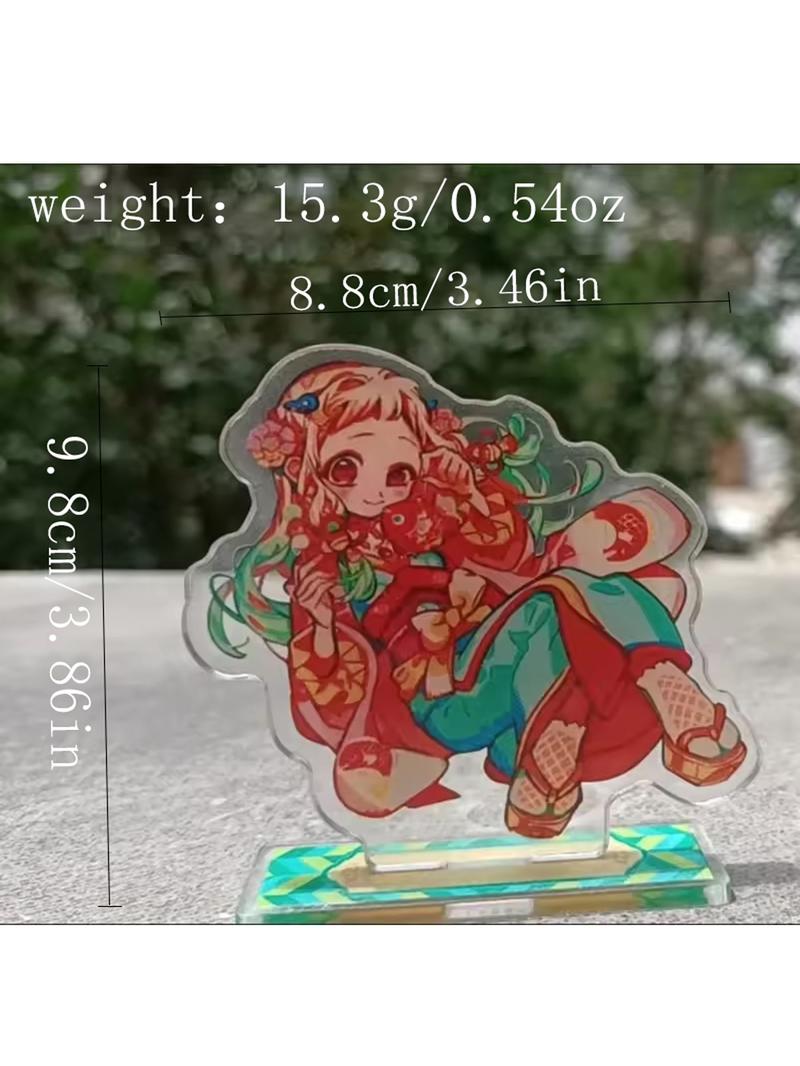 Anime Peripheral Haku No Yome Dual-Character Standing Plaque Desktop Decoration, High-Quality Haku No Yome Eight Seeker Ningning Mini Figurine