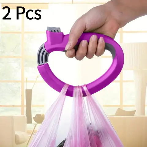 Grocery Bag Carrier Handle, 1 Count Durable Heavy-Duty Plastic Bag Grip, Reusable Shopping Bag Organizer Handle for Tote Bag, Kitchen Accessories, Bag Accessory