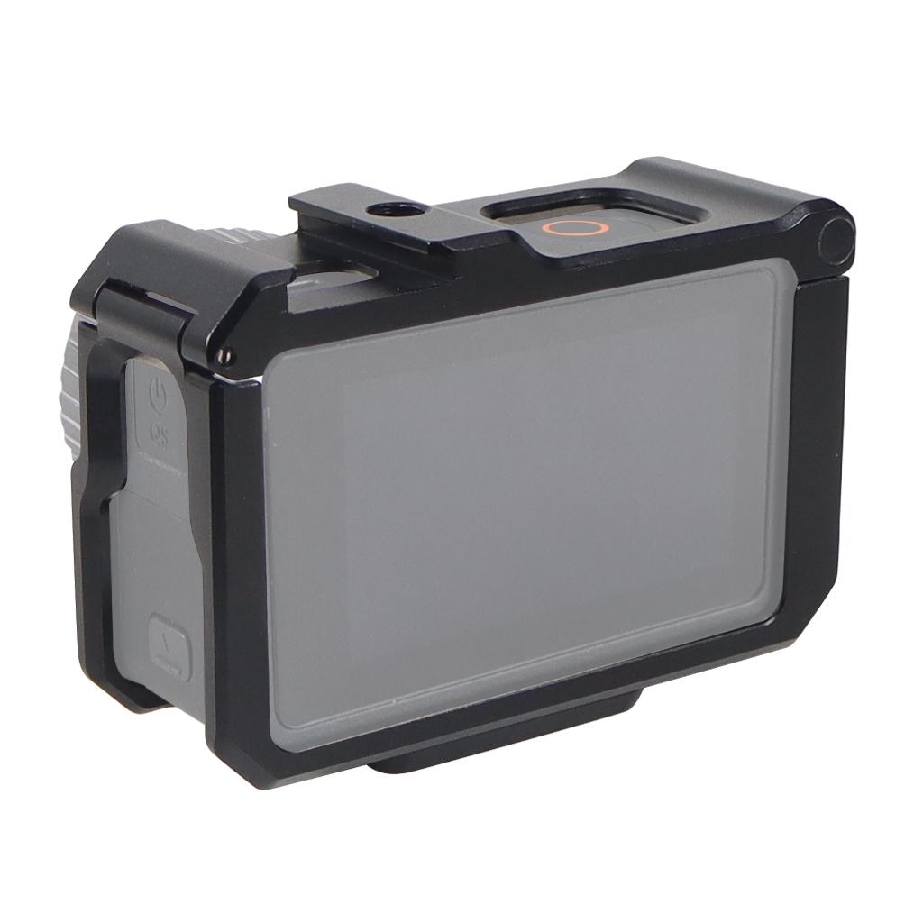 Aluminum Alloy Camera Cage For DJI Action 5pro/4/3 Protective Case Quick Release Frame