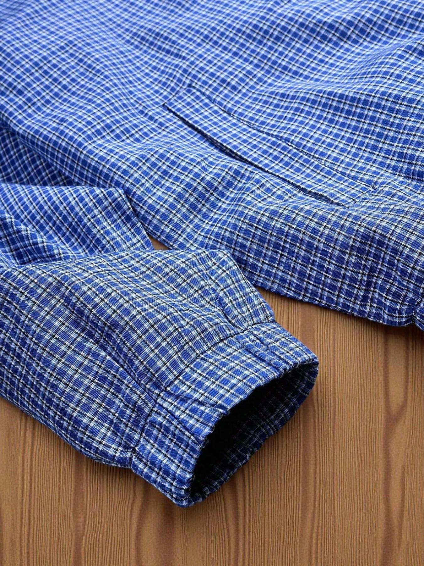 2026 Spring Fall New Loose Fit Zipper Shirt Collar Jacket, American Vintage Plaid Coach Jacket for Men, Casual Retro Style Outerwear