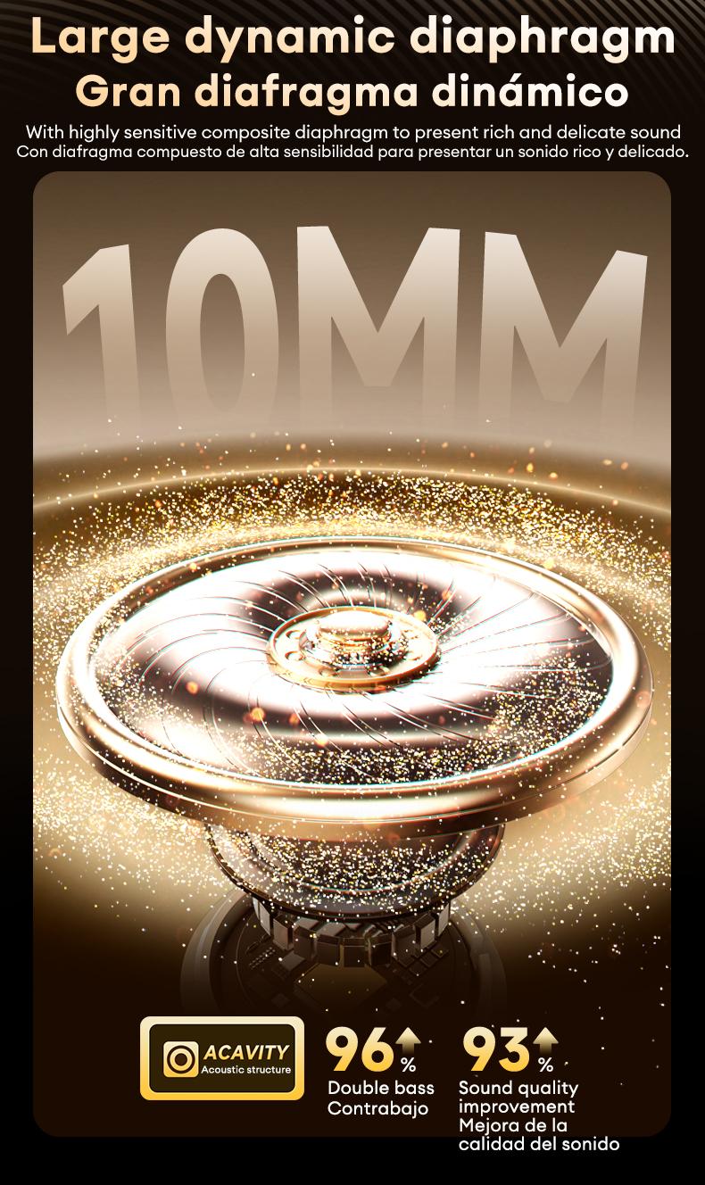 Transformers TF-T83 Clip-on Design Bluetooth 5.4 Earphones, Powerful Sound Effects for Music & Phone Calls, Wireless Gaming Headset Compatible with Various Systems