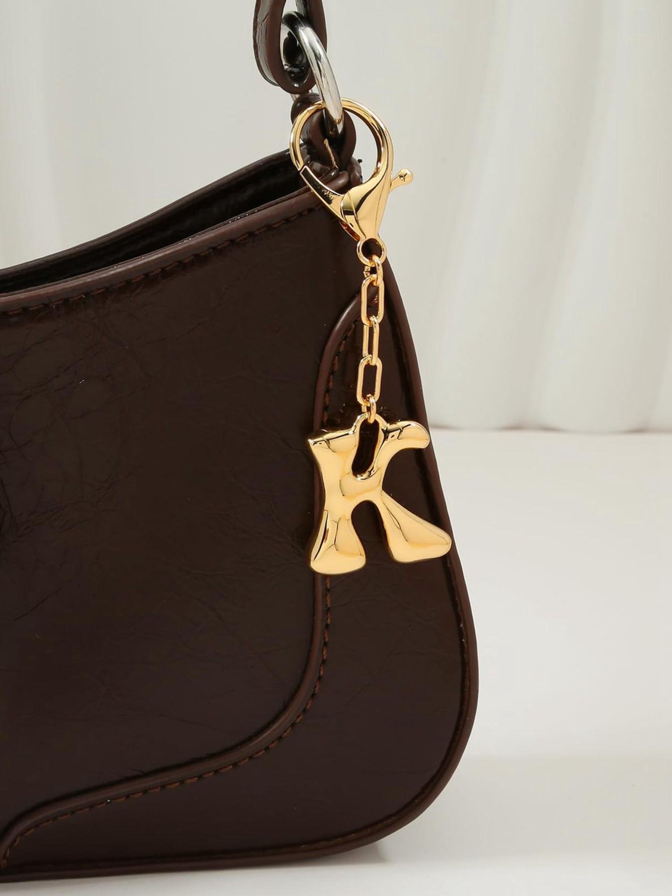 Fashion Letter Keychain, 26 Letters Bag Keychain, Perfect Gift for Women, Stylish Handbag Keychain, Ideal for Gifts