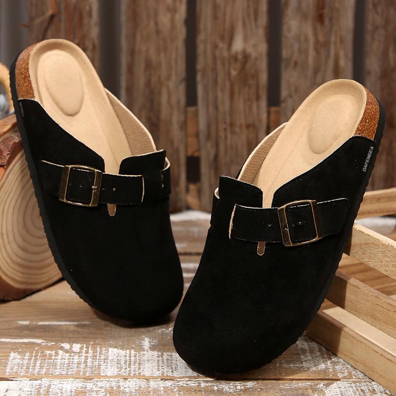 Stylish Cork-Base Platform Sandals with Adjustable Strap - Comfortable Women's Shoes for Casual Walking