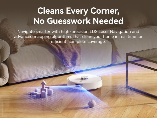 NARWAL Freo S Robot Vacuum and Mop Combo, 8000Pa Suction, 180 Days Hands Free, Self-Emptying Base, LDS Navigation, Obstacle Avoidance, Robot Vacuum Cleaner for Pet Hair & Hard Floors