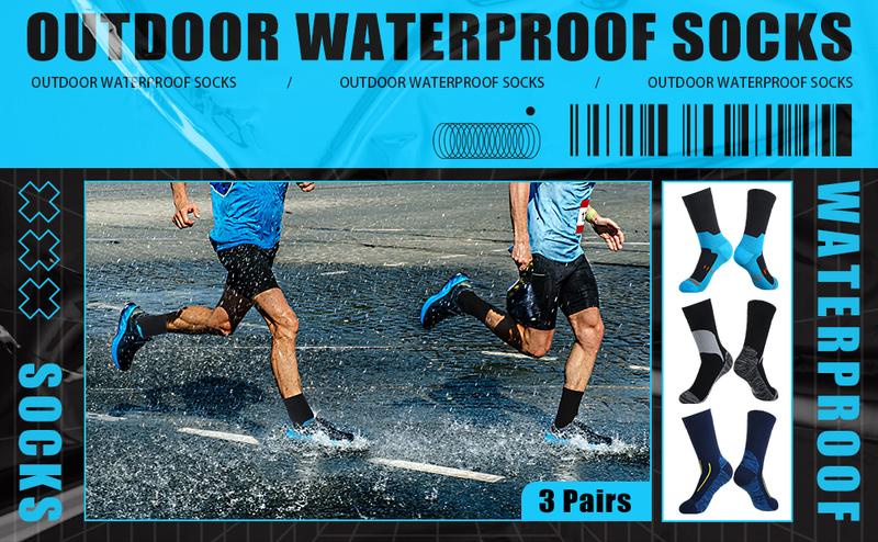 ISUNIE Waterproof socks breathable and warm,Women&men,Fashion Socks for skiing, outdoor, sports, mountaineering, camping, cycling