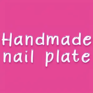 Handmade nail plate shop logo