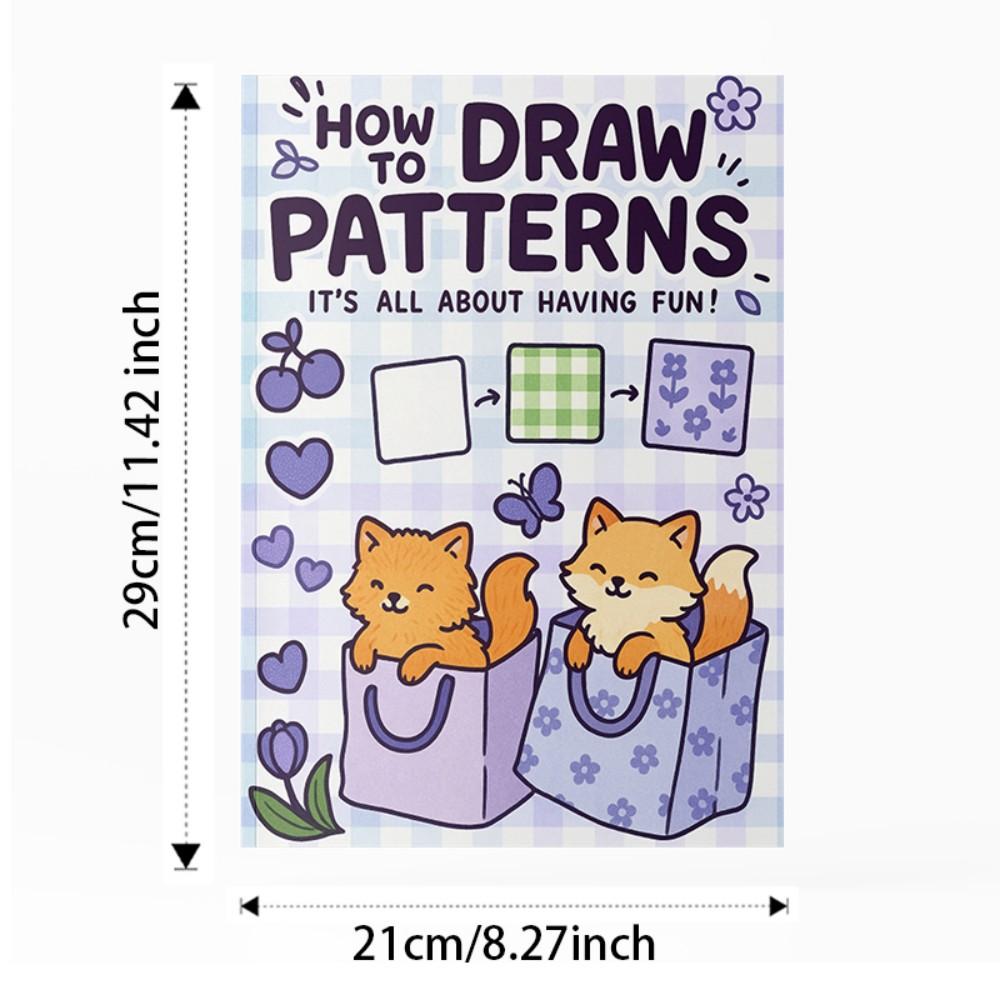 Pattern Design All-in-One Notebook - Artistic Guide & Multi-Use Drawing Composition Notebook for Creative Development Watercolor Workbook