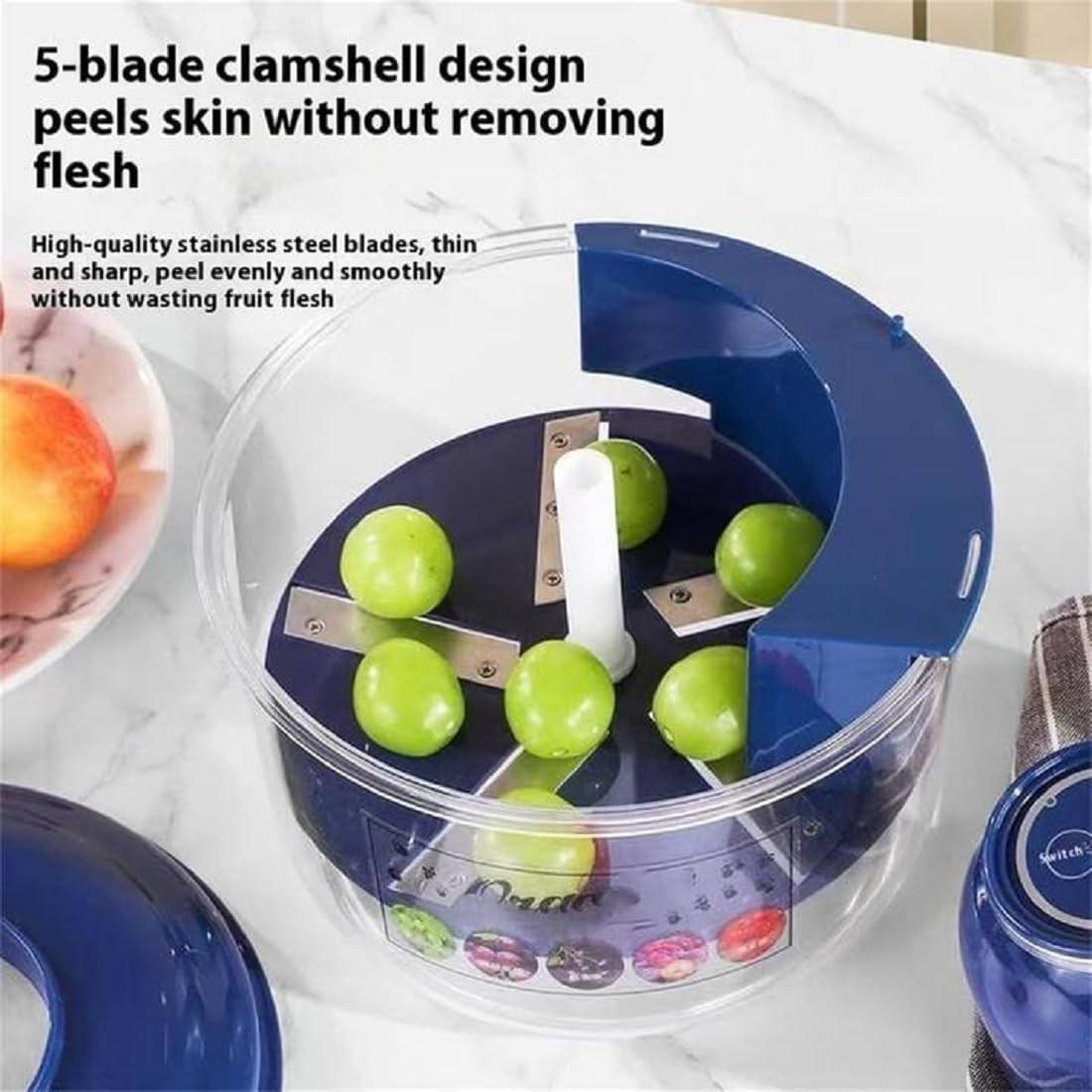 Peel Pro Electric Peeler, Grape Peeling Machine, Garlic Peeling Machine, Portable Automatic Electric Fruit Peeler, Rechargeable Easy Peel Remover Tool