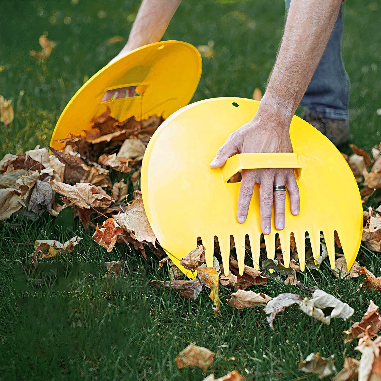 Leaf Raking Gardening Tool Set, Includes Plastic Leaf Broom & Clipper, Quickly Collects Scattered Leaves, Ideal for Garden Maintenance, Lawn Sweeper