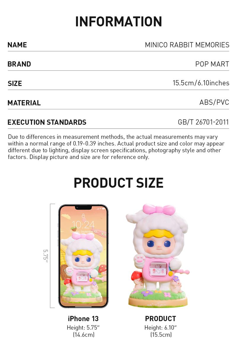 POP MART POP MART MINICO Rabbit memories