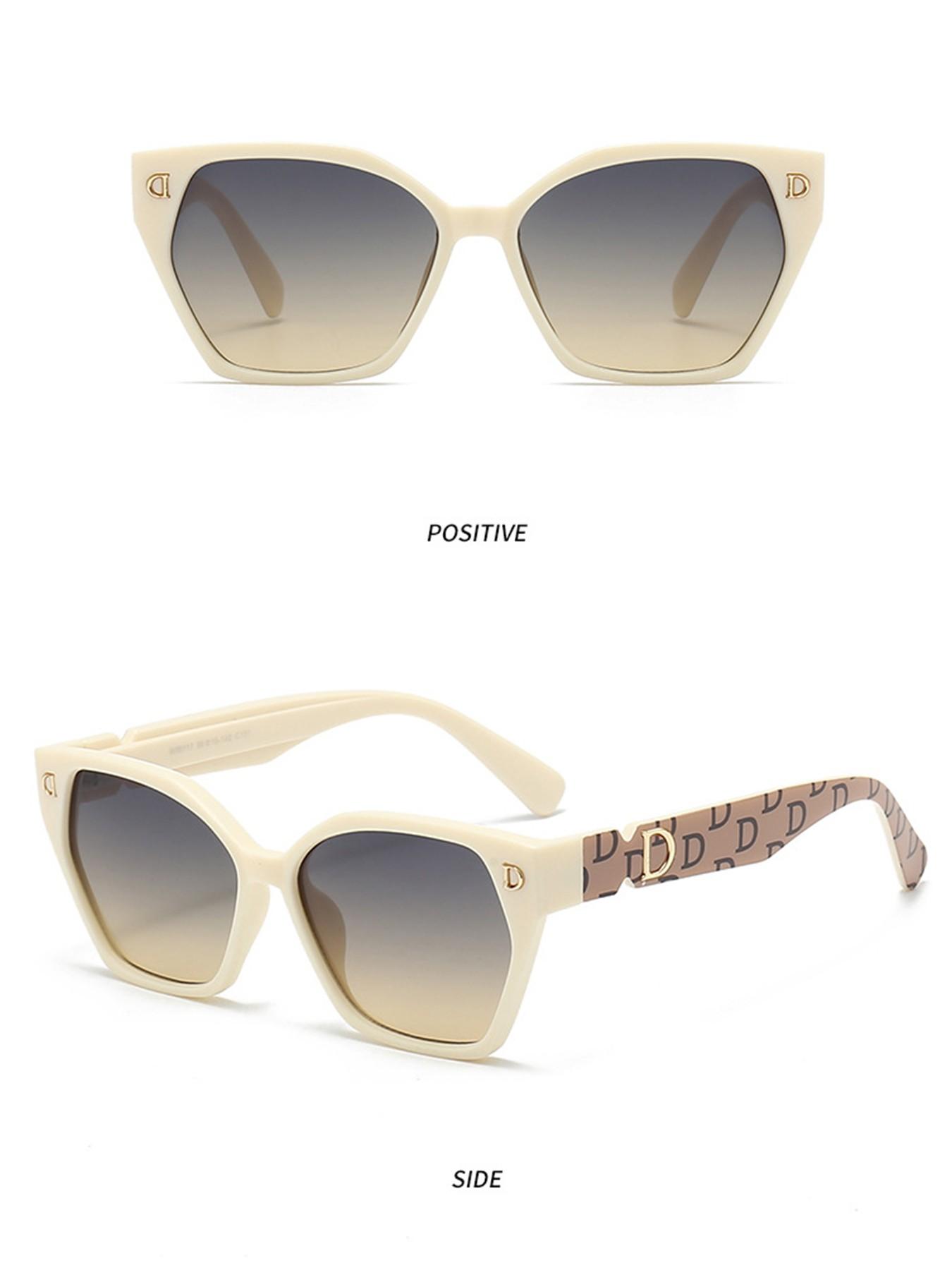 Women's Fashion Sunglasses 2026 New Versatile All-Season High-End Trendy Sun Glasses, Retro Simple Party Outdoor Shades