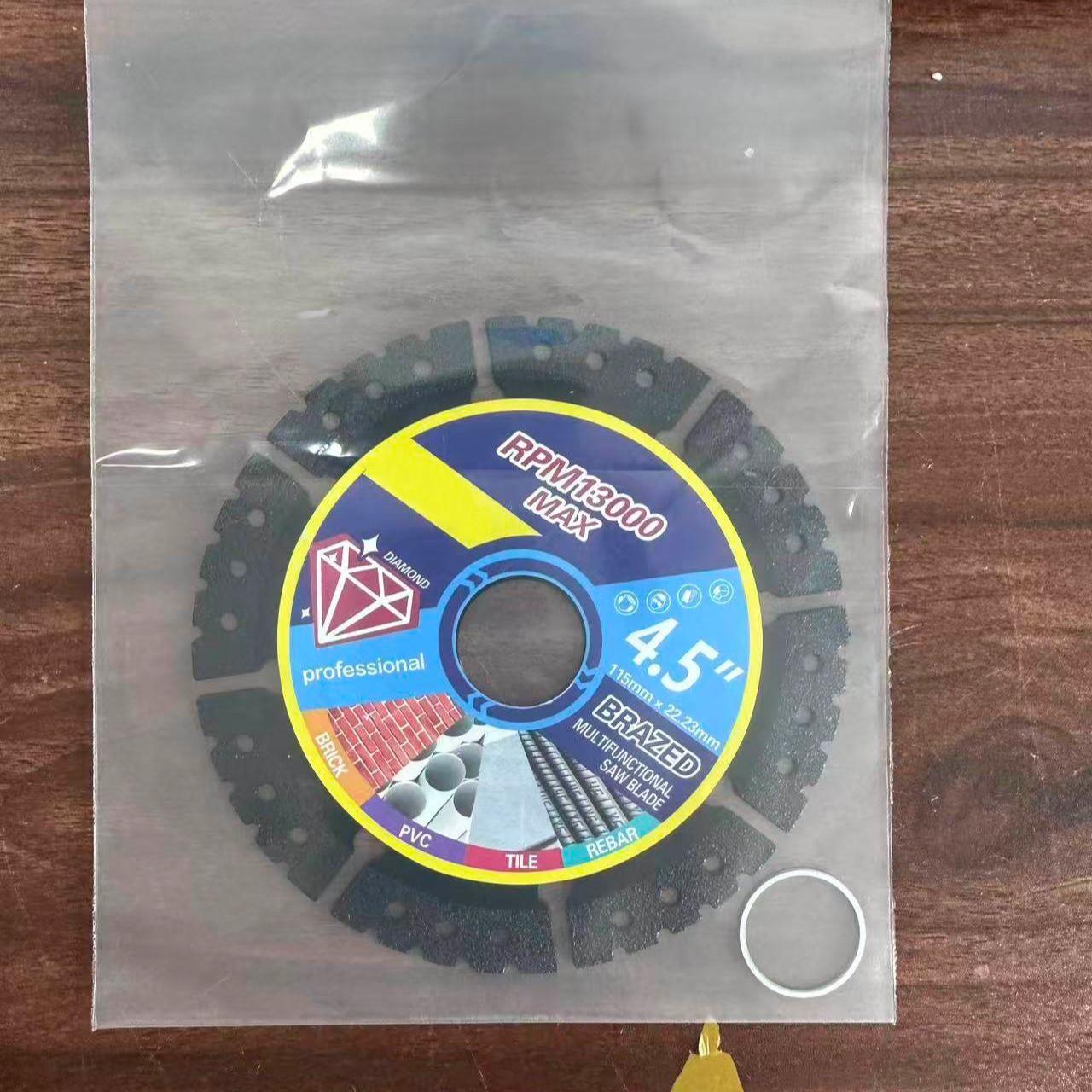 3pcs Multi-Functional Cutting Discs, Precision Metal Cutting Blades, 115x22mm, Suitable for PVC, Iron, Stainless Steel, Aluminum, High Carbon Steel