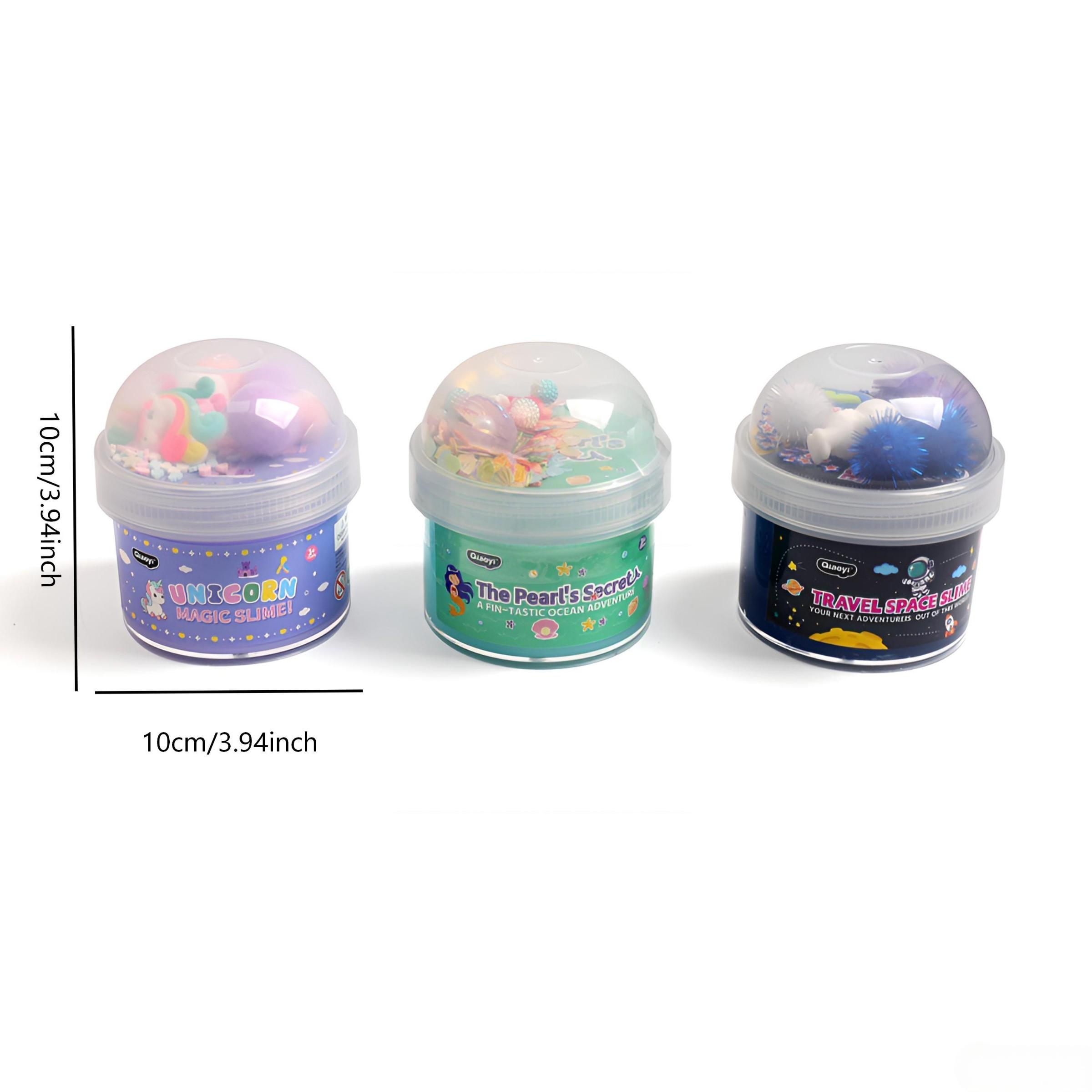 Ultimate DIY Slime Kit for Kids & Adults, Unicorn Ocean Space Themes, Non-Toxic Stress Relief Mucus Set, Fun Craft Supplies