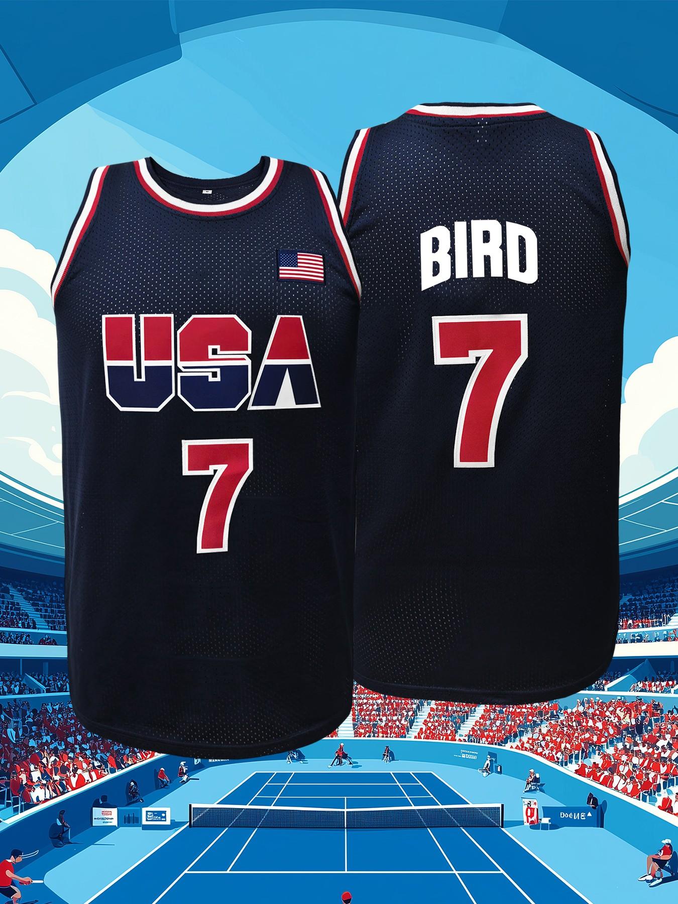 Iconic 90s USA #12 Stockton Retro Basketball Jersey | Embroidered Mesh Classic Sports Jersey