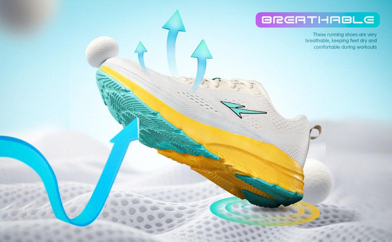 Mens Slip On Running Shoes Athletic Walking Trainers Lightweight Breathable Mesh Tennis Sneakers