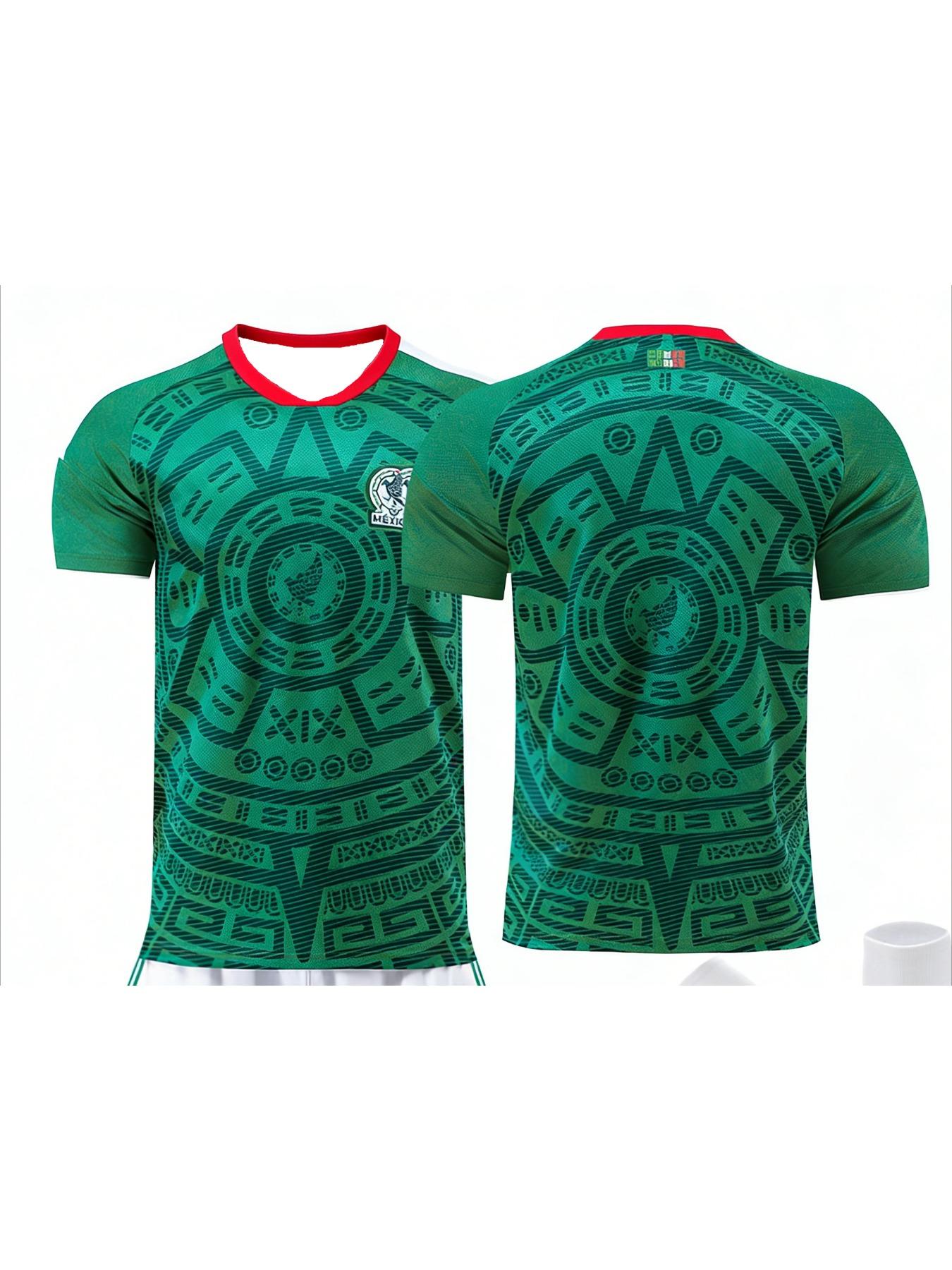 Mexico 2026 Football Suit Gold Cup World Cup Men's and Women's Football Sports Fitness Breathable Lightweight T-shirt