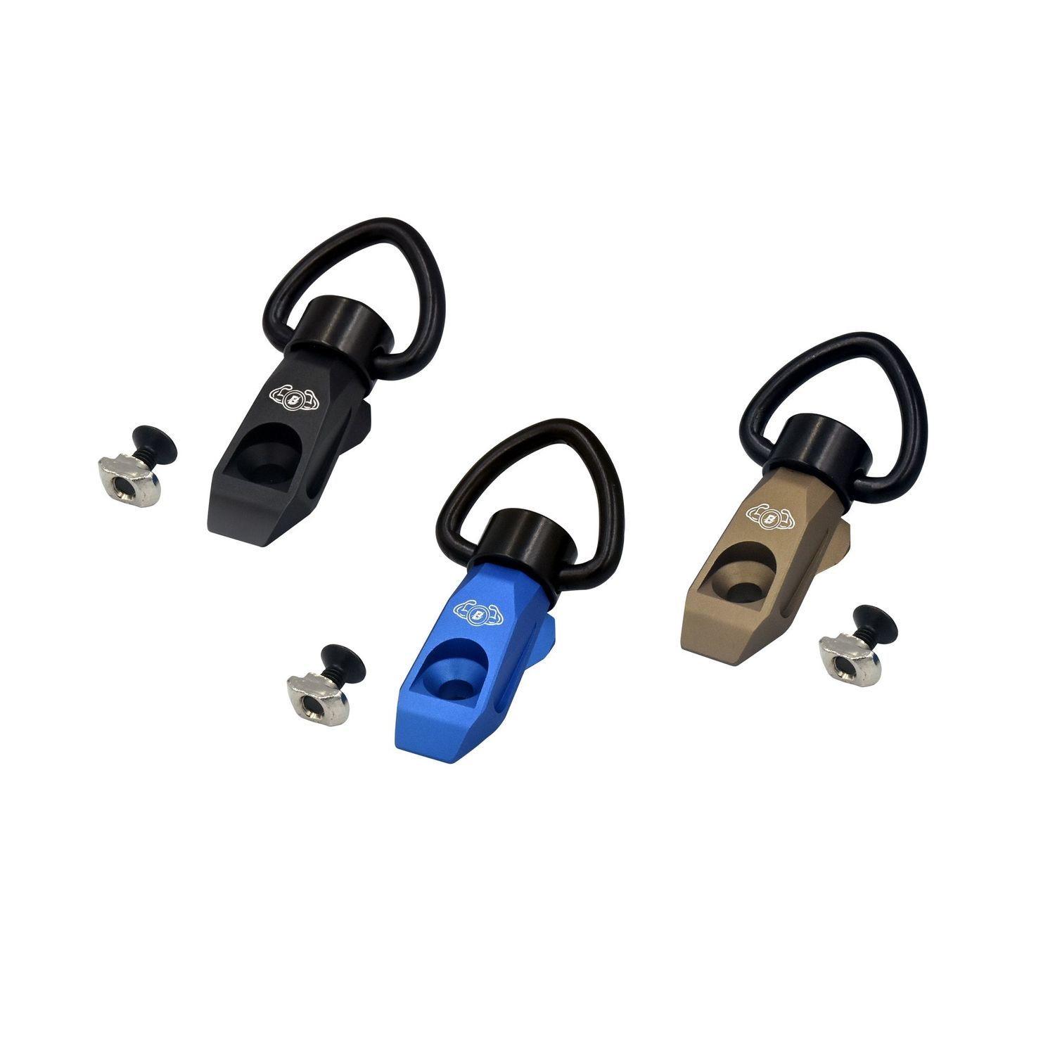 New High-quality BD Metal Quick Release Sling Buckle, Multi-function Single & Double Point Sling Strap Buckle for Outdoor Sports, Cameras, Bags, Molle Bag, Tactical Backpack Strap Loops