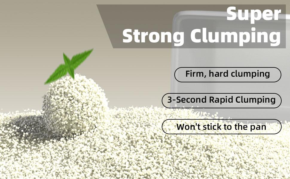 Pet Star Quick Absorbent Odor Control Clumping Cassava Cat Litter, 1.25kg Bag, Effective Moisture Management, Fresh Scented