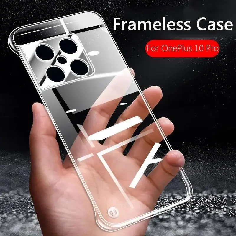 For OnePlus 10 Pro Frameless Slim Clear Hard Back Cover Case For OnePlus 10 Pro OnePlus10Pro Coque Phone Cases