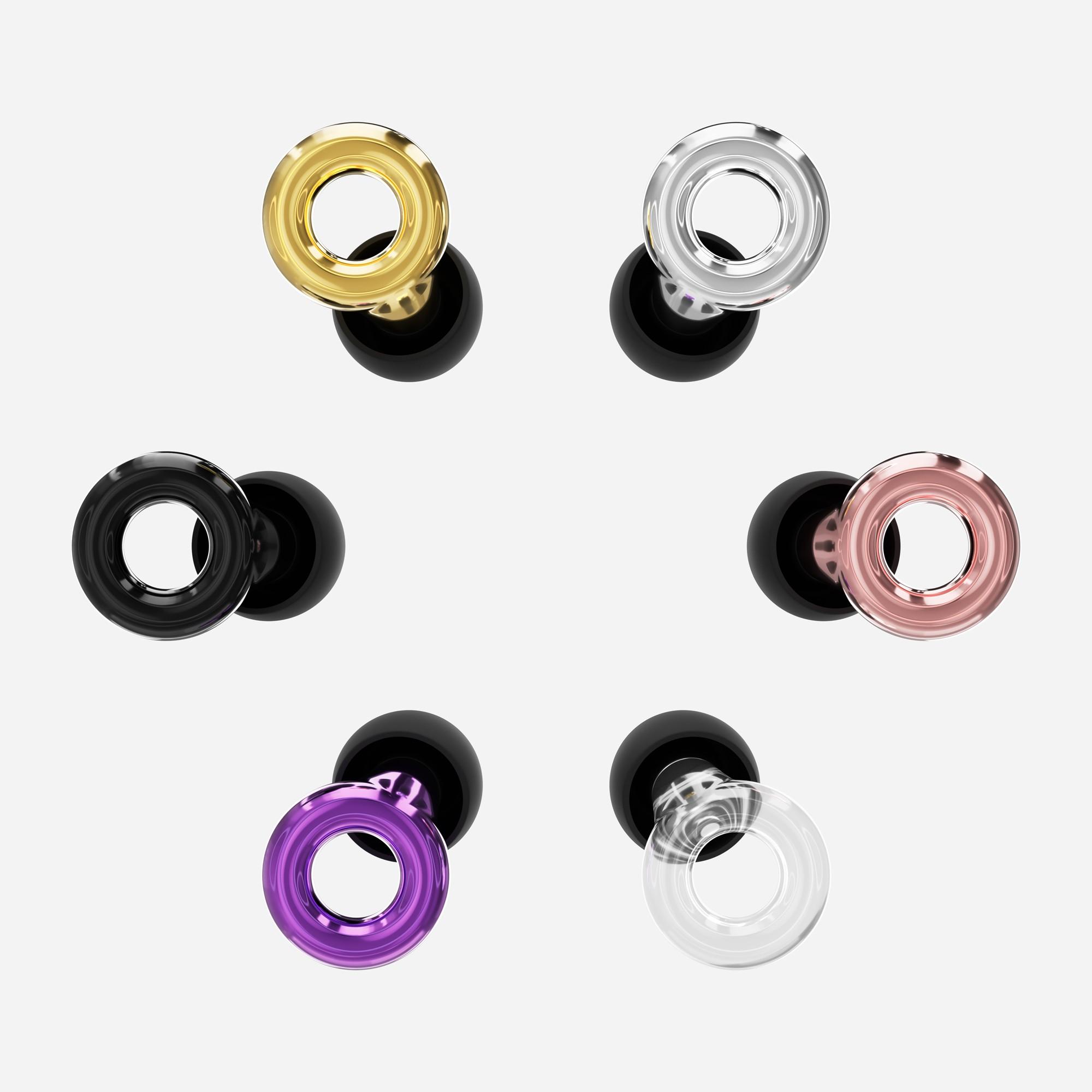 Super Comfortable Reusable Waterproof Earplugs Set, XS/s/m/l Sizes with Storage Case, Flexible Fit Design, Silicone + Abs Material, Ideal for Sleep & Travel