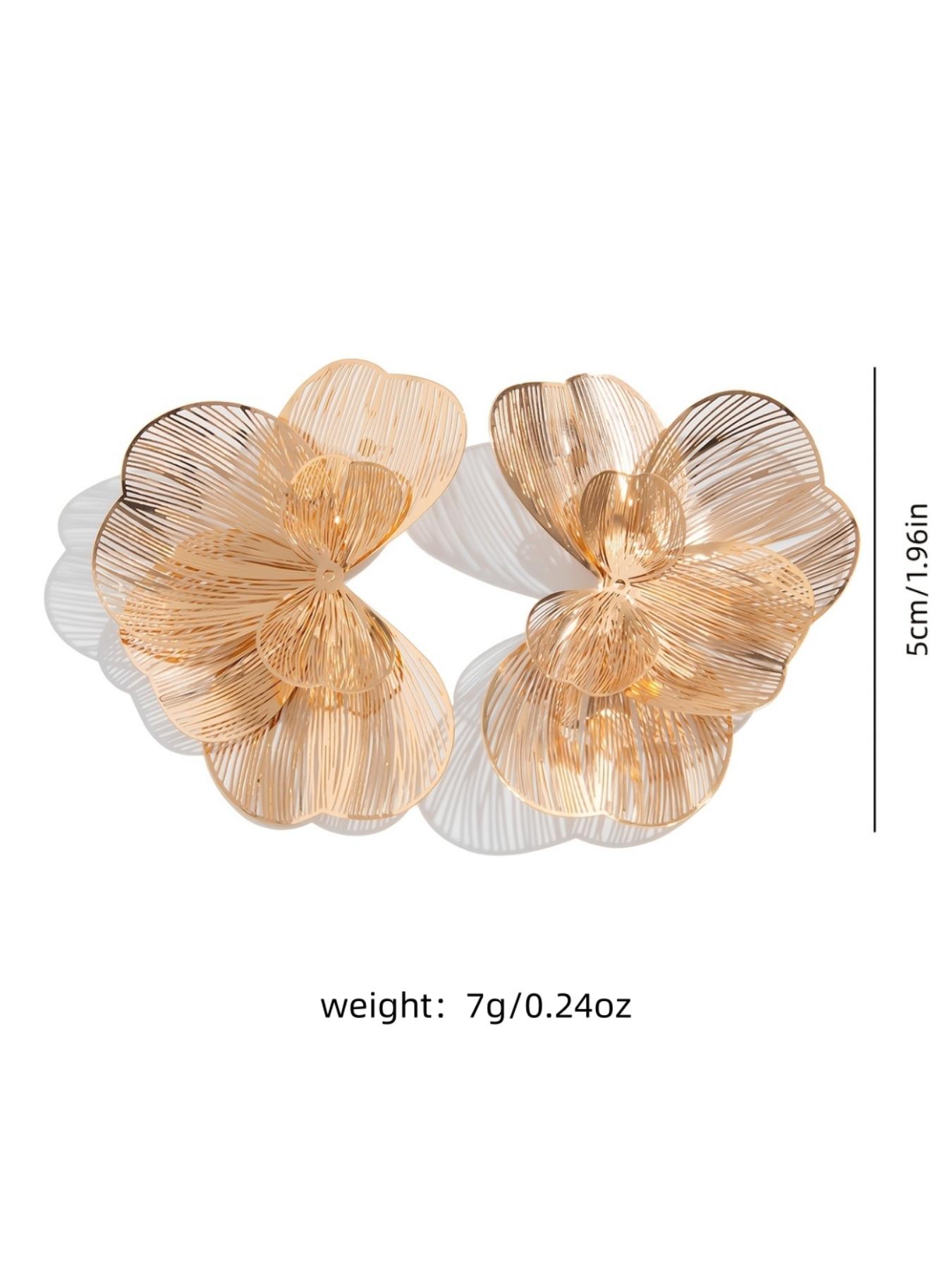 Elegant Flower Earrings, Fashion Style, Perfect for Daily Wear, Dates, Parties, Holidays, Gifts, Various Occasions Jewelry Accessories