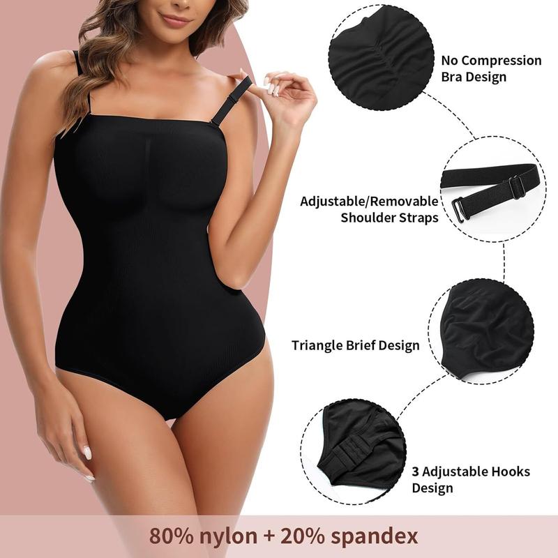 Women Strapless Shapewear Bodysuit Seamless Tummy Control Tube Top Body Shaper with Smooth Fit Comfortable Compression Outfits Elegant