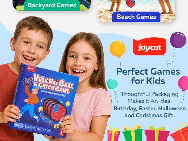 Joycat Sport Toys, Velcro Ball and Catch Game, Toss and Catch Ball Game Set, Baseball & Football Glove, Yard Games Beach Toys, Paddle Ball Family Backyard Games Joycat Sport Toys, Velcro Ball and Catch Game, Toss and Catch Ball Game Set, Baseball & Football Glove, Yard Games Beach Toys, Paddle Ball Family Backyard Games